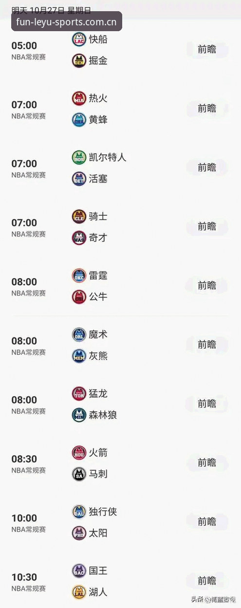 樂魚體育NBA賽程查詢與賽事直播對比：手機APP與PC端誰更勝一籌？